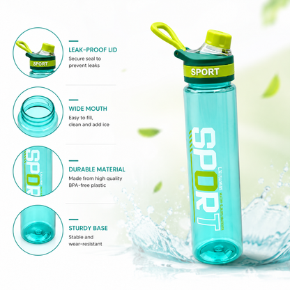 Sports Plastic Water Bottle