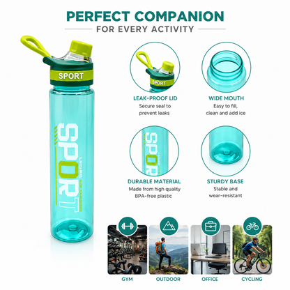 Sports Plastic Water Bottle