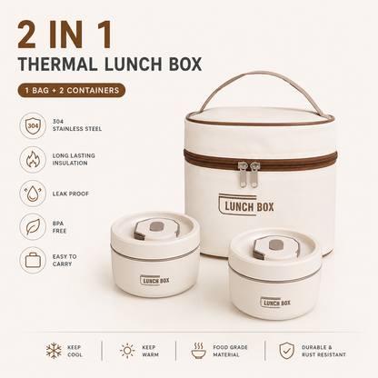 Thermal Lunch Box 2 in 1, 3 in 1, 4 in 1