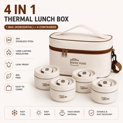 Thermal Lunch Box 2 in 1, 3 in 1, 4 in 1