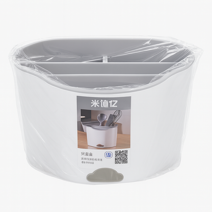 Spoon Rack Grey – Multi-Compartment Home Organizer