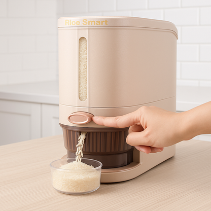 Rice Barrel – Airtight Smart Grain Dispenser