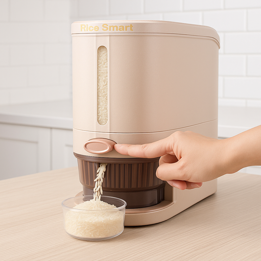 Rice Barrel – Airtight Smart Grain Dispenser