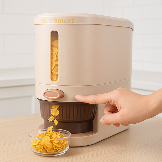 Rice Barrel – Airtight Smart Grain Dispenser