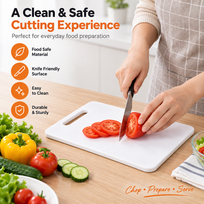 Small Plastic Cutting Board with Hole