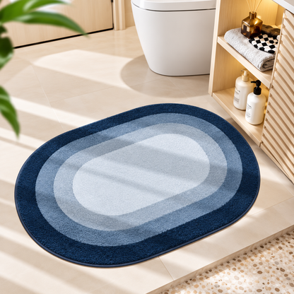 Round Bathroom Mat – Soft Absorbent Floor Mat