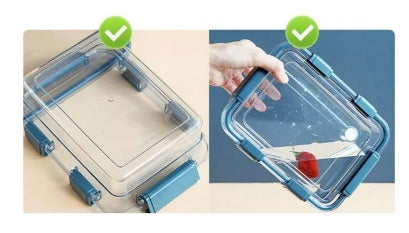 Fridge Box Set Acrylic 3 PCS – Premium Airtight Food Storage & Organization System