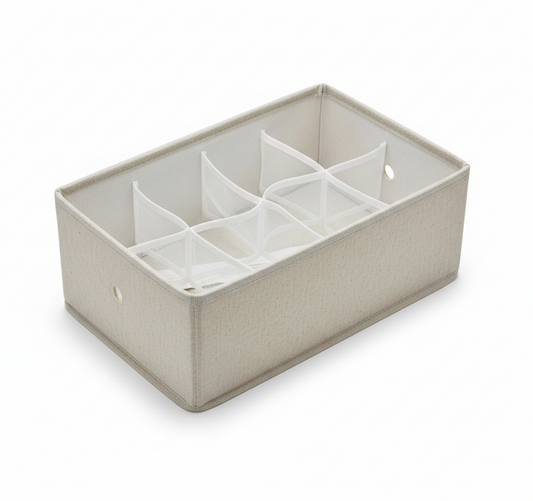 Cloth Storage Box Multi-Partition Strap