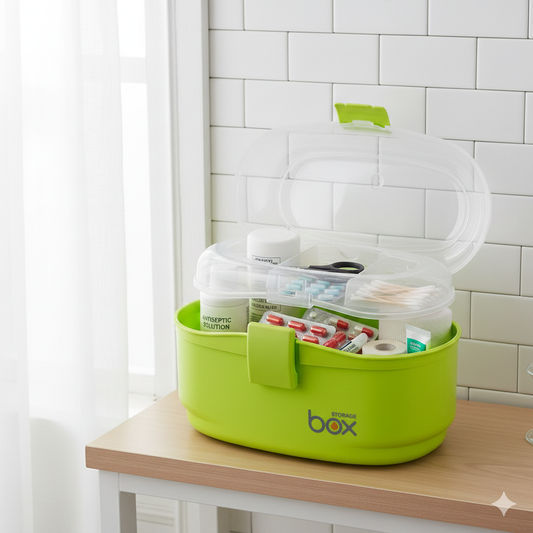 Medicine Box – Premium Multi-Layer First Aid & Organizer Chest