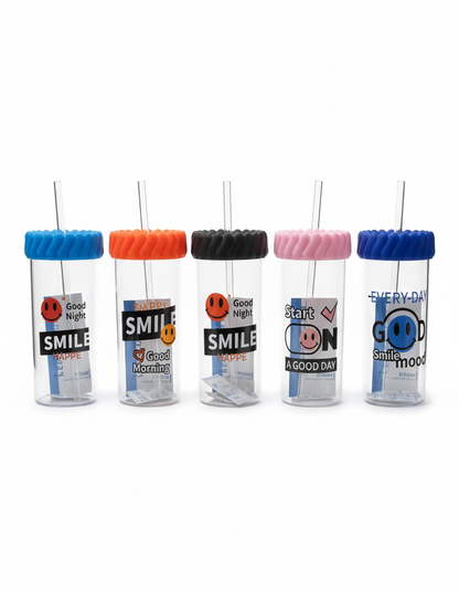 Smiley Straw Cup 420ML and 600ML