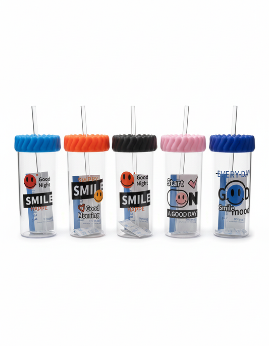 Smiley Straw Cup 420ML and 600ML