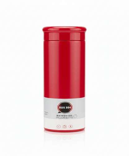Indent Cup Stainless Steel Water Bottle Flask