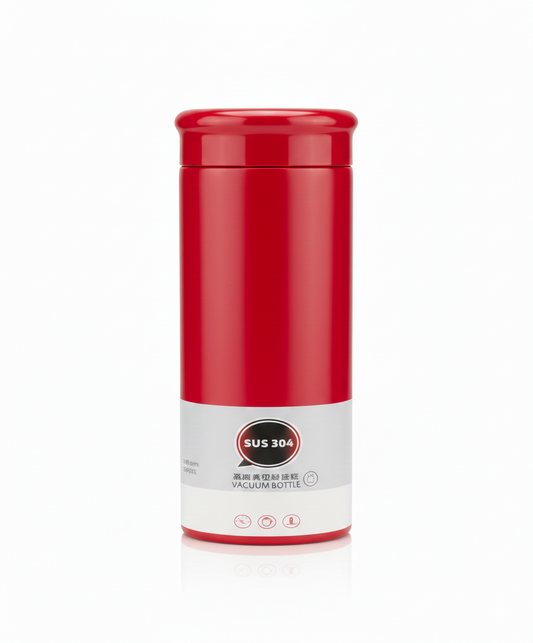 Indent Cup Stainless Steel Water Bottle Flask