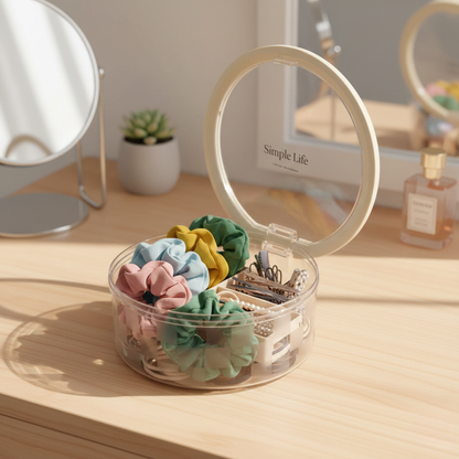 Simple Life Storage Acrylic Round – Premium High-Clarity Vanity & Desktop Organizer