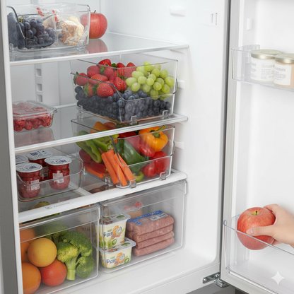 Acrylic Stackable Basket – Premium Clear Multi-Use Storage Organizer