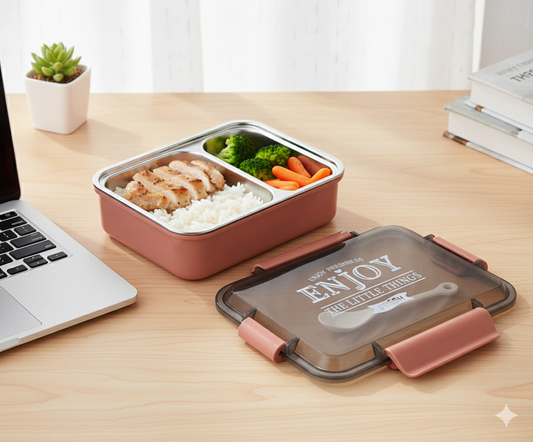Lunch Box SS Enjoy – Premium Stainless Steel Insulated Meal Container