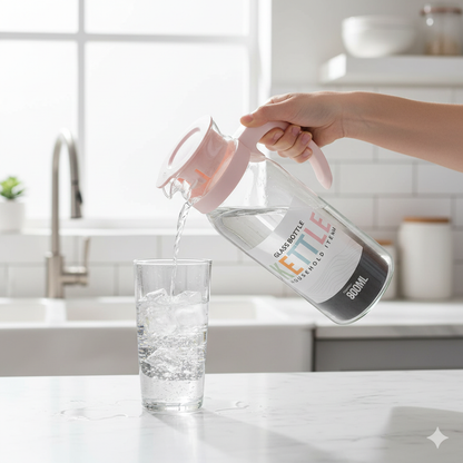 Glass Jug (Kettle) – Premium Borosilicate Beverage Decanter