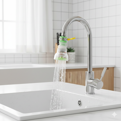 360° Rotating Turbo Faucet Aerator & Filter