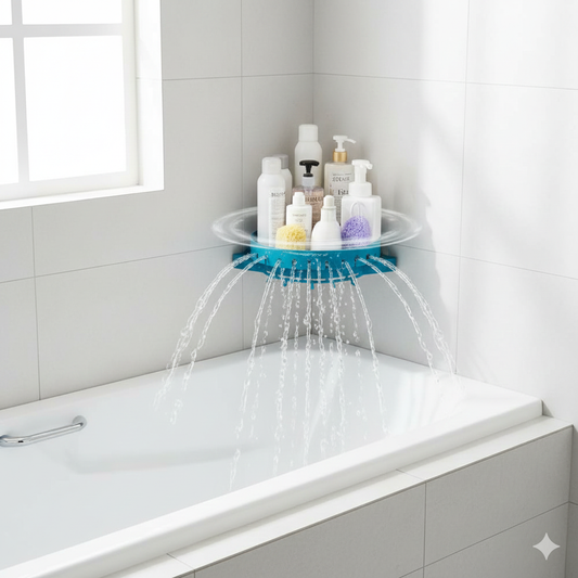 Revolving Corner – Premium Wall-Mounted Multifunctional Rotary Shelf