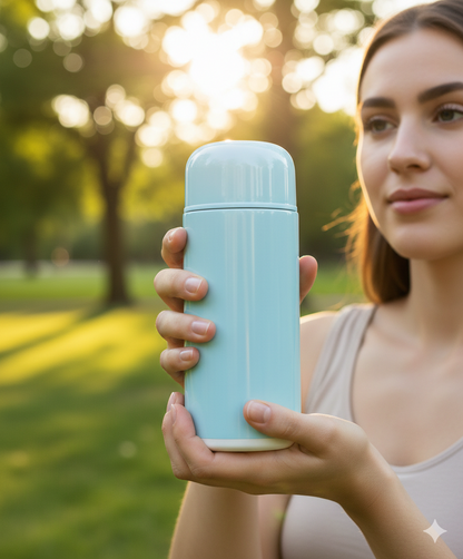 Alpine Cobalt Insulated Sports Bottle with Signature Accent