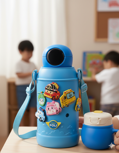 Digital Display Children's Thermos Bottle 650ML