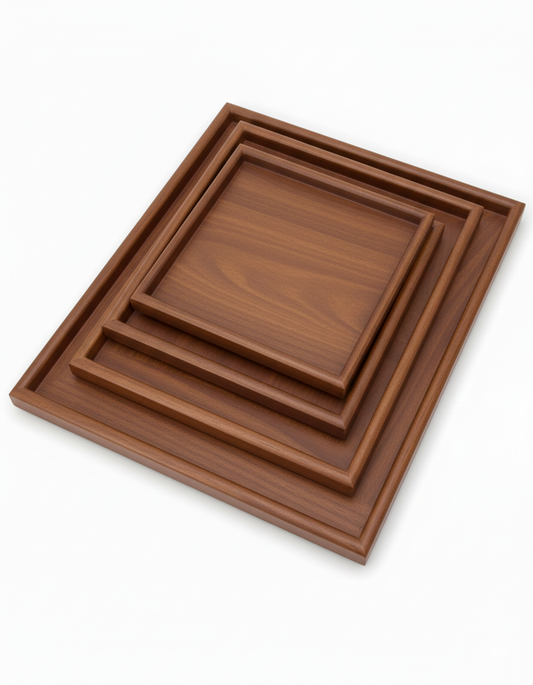 High Quality Wooden Tray 3-Pieces Set