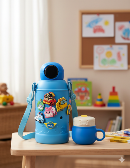 Digital Display Children's Thermos Bottle 650ML