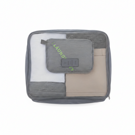 Laundry Pouch Cloth Storage Box Grey