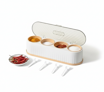 Wonder 4-Grid "Flavor Master" Spice & Masala Station