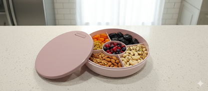 DAVID Candy Box – Premium Rotating Dry Fruit & Snack Organizer