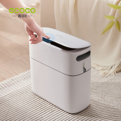 ECOCO Narrow Trash Can - Black