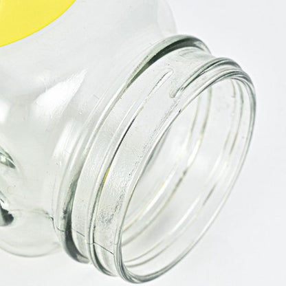 Smiley Mason Glass Jar with Straw - 16 oz (480 ML)
