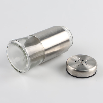 Salt & Pepper S.S Long – Premium Stainless Steel & Glass Spice Shaker