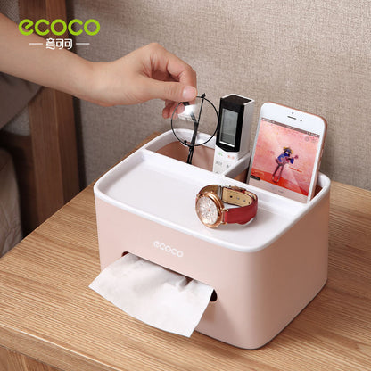 ECOCO Desktop Tissue Box - Grey
