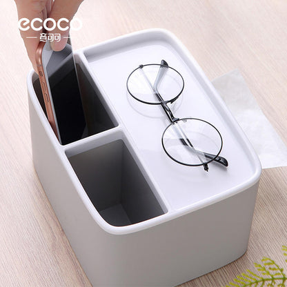 ECOCO Desktop Tissue Box - Grey