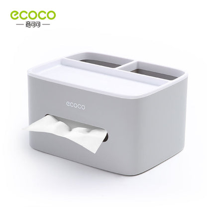 ECOCO Desktop Tissue Box - Grey