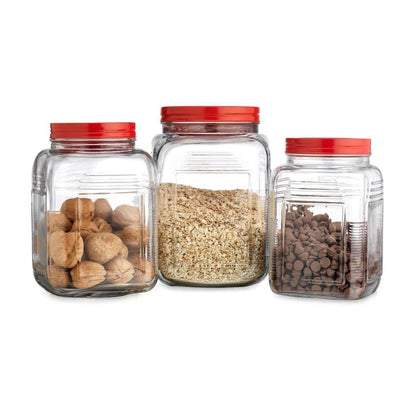 Glass Storage Jar with Lid – Multipurpose Kitchen Jar