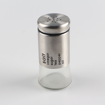 Salt & Pepper S.S Long – Premium Stainless Steel & Glass Spice Shaker