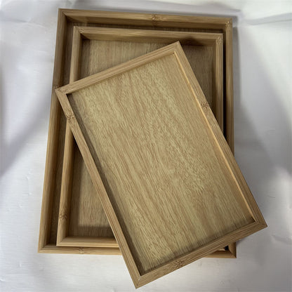 Meridian Artisan 3-Piece Nesting Wooden Service Suite
