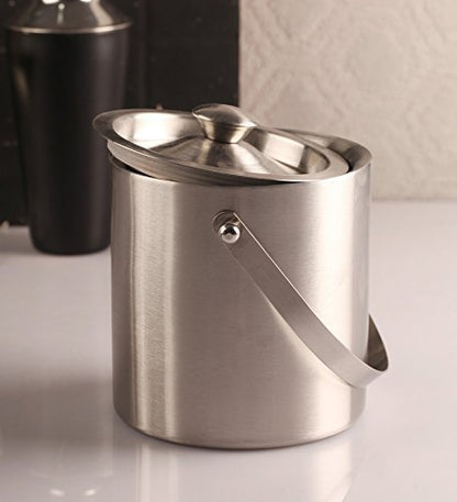 Stainless Steel Ice Bucket – Double-Walled Insulated Ice Pail