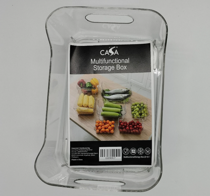 Premium Flat Fridge Storage & Organization Basket