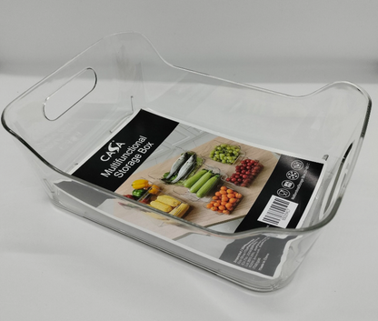 Premium Flat Fridge Storage & Organization Basket