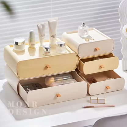 Desktop Cosmetic Organizer – Luxury Tiered Storage