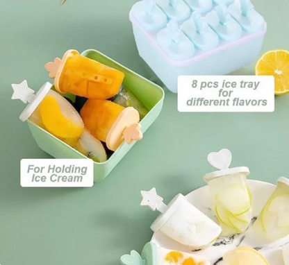 Kulfi Set & Popsicle Maker – Easy-Release Homemade Treat Molds