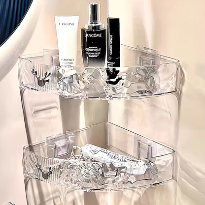 Bathroom Corner Acrylic – Premium Triangular Wall-Mounted Shower Organizer