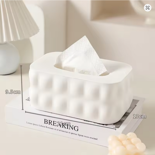 Tissue Box Smog Black & White – Creative Cotton Candy Inspired Organizer
