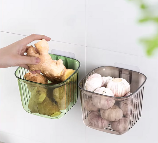 Hang Basket Acrylic – Premium Wall-Mounted Kitchen & Household Organizer