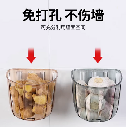 Hang Basket Acrylic – Premium Wall-Mounted Kitchen & Household Organizer