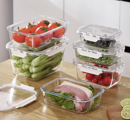 Glass Dish – Premium Airtight Borosilicate Food Storage Series