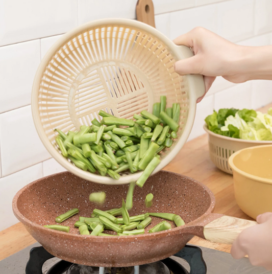 Acrylic Fruit Drainer Basket – Premium High-Efficiency Kitchen Strainer